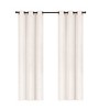 Embossed Solid Blackout Grommet Curtain Panels (Set of 2) - 2 of 3