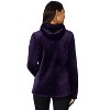32 Degrees Women's Luxe Fur Hooded Full Zip Sweater with Hidden Zippered Side Pockets - 4 of 4