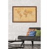 Trends International Antique World Map 2024 Framed Wall Poster Prints - 2 of 4