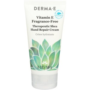 Derma E Cream Hand Vitamin E Fragrance Free - 2 oz - 1 of 1