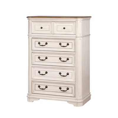 Dixon Chest Antique White/Weathered Oak - HOMES: Inside + Out