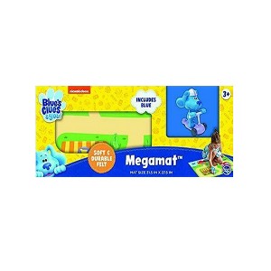 Blue’s Clues and You Megamat Active Play Felt Playmat with Character Vehicle for Preschoolers and Kid's Ages 3 Years and up - 1 of 1