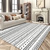 Boersma 5x7 Machine Washable Area Rug – Boho Moroccan Carpet, Soft & Non-Slip Large Rug for Living Room, Bedroom, Kids Room, Office, or Dining Room - 2 of 4