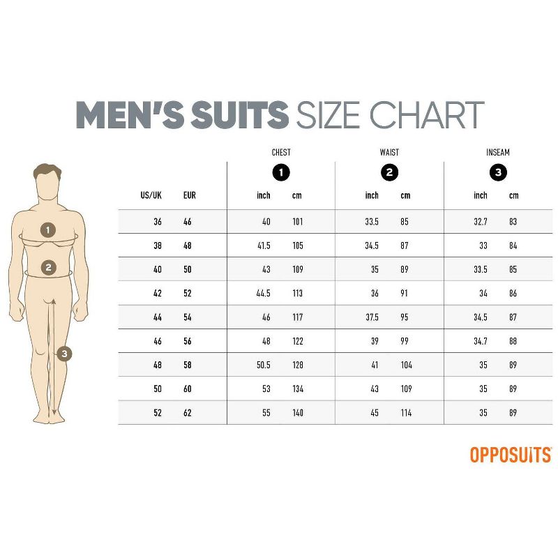 OppoSuits Men's Suit - Superman - Blue, 4 of 5