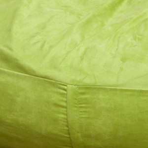 Vynxaria Michael 4-Foot Cylindrical Suede Bean Bag - Stylish Comfort for Any Space - 1 of 2