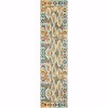 Unique Loom Rosso Piazza Border Indoor Woven Area Rug - 2 of 4