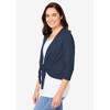 Woman Within Women's Plus Size Versa-Tie Cardigan - 4 of 4