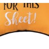 C&F Home 10" x 10" Halloween Ghost "I'm Too Old For This Sheet" Script Accent Small Petite Throw Pillow - 3 of 4
