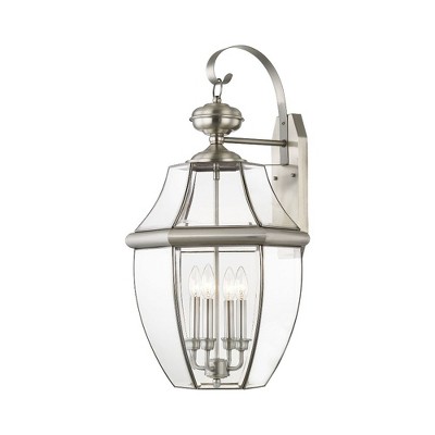 Livex Lighting Monterey 4 - Light Wall Light in  Brushed Nickel