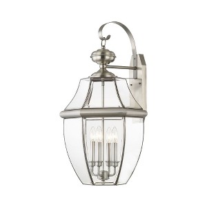 Livex Lighting Monterey 4 - Light Wall Light in  Brushed Nickel - 1 of 4
