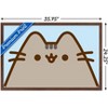 Trends International Pusheen - Blue Surprise Framed Wall Poster Prints - 3 of 4