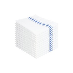 Arkwright Bistro Napkins (12 Pack), Spun Polyester, 18x22 in., Striped Color Options - 1 of 4