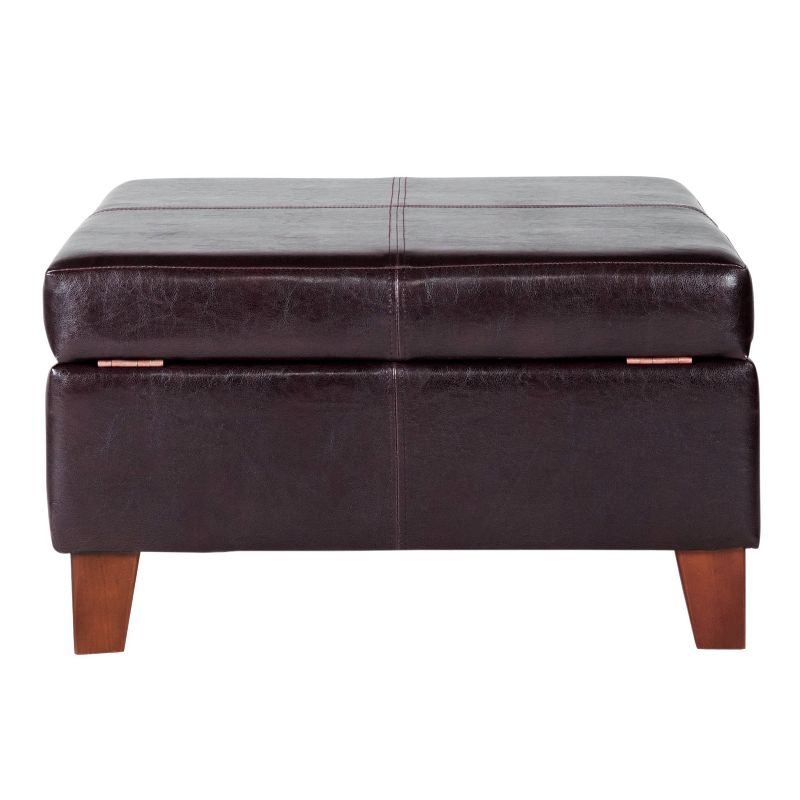 Luxury Large Square Storage Ottoman - HomePop, 4 of 17