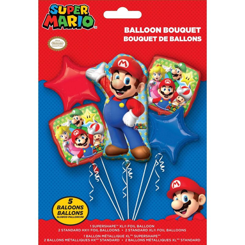 Mario Bros Balloon Bouquet, 2 of 6