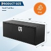 Truck Bed Toolbox Underbody Truck Box Black Steel Under Truck Toolbox with Lock,Waterproof Heavy Duty Tool Box Storage Organizer Chest - 2 of 4