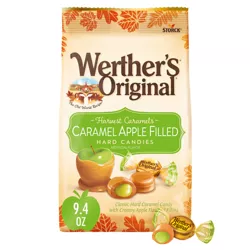 Werther's Original Halloween Caramel Apple Filled Hard Candies - 9.4oz