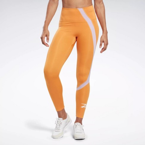 Reebok Workout Ready Vector Target S23-r Fuzz Xs Peach Leggings 