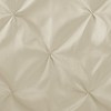 MAYEERTY 72"x72" Tufted Semi-Sheer Classical Shower Curtain Polyester Beige - 4 of 4
