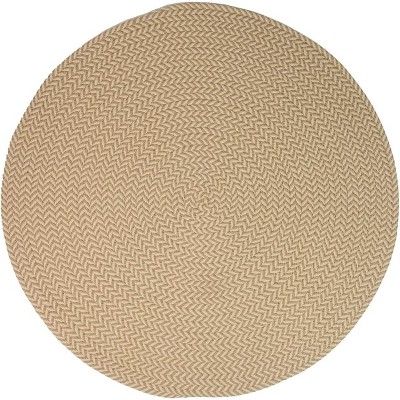 Colonial Mills Ibiza Woven Chevron Doormats - Taupe 35” x 35”