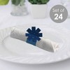 Big Dot of Happiness Navy Confetti Stars - Simple Party Paper Napkin Holder - Napkin Rings - Set of 24 - 2 of 4