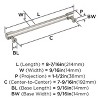 Amerock Faircrest Pull for Cabinets, Drawers, and Furniture - 4 of 4
