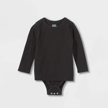 Toddler Long Sleeve Bodysuit - Cat & Jack™ Black