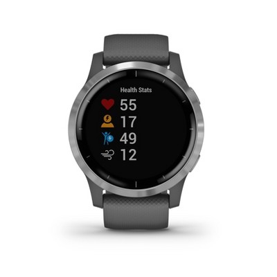 Garmin vivoactive 4 Shadow Gray with Silver Hardware, 2 of 9