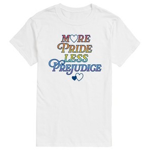 Men's - Instant Message - More Pride Less Prejudice Short Sleeve Graphic T-Shirt - 1 of 4