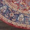 Global Vintage GLB02 Red Area Rug Persian Vintage Floral By Nourison - 2 of 4