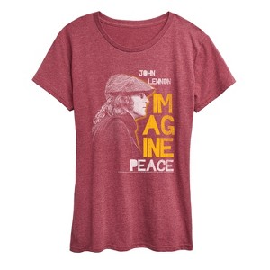 Women's - John Lennon - John Lennon Profile Short Sleeve Graphic T-Shirt - 1 of 4