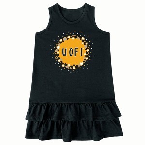 NCAA Iowa Hawkeyes Girls' Infant Ruffle Dress - 1 of 3