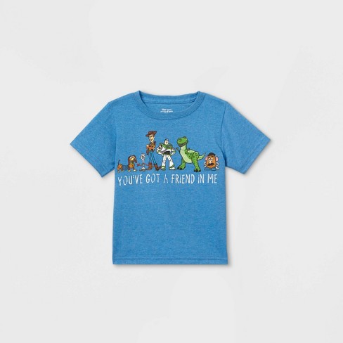 Toddler Boys' Toy Story 'friend In Me' Short Sleeve Graphic T