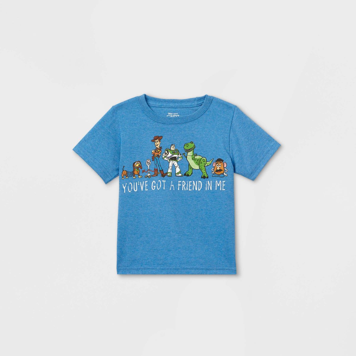 Toddler Boys' Toy Story 'Friend In Me' Short Sleeve Graphic T-Shirt - Blue