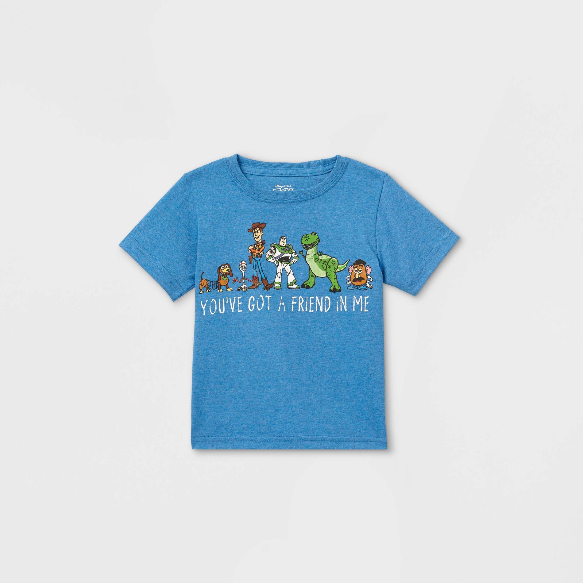 Toddler Boys' Toy Story 'Friend In Me' Short Sleeve Graphic T-Shirt - Blue
