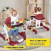 Kinder King 5-in-1 Baby Walker with Music & Lights, Activity Center for Toddler, Adjustable Height, Safety Bumper - 4 of 4