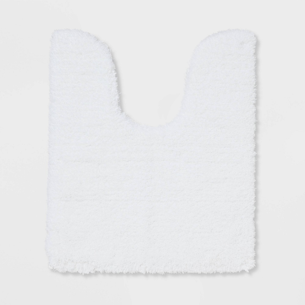 Spa Plush Contour Bath Rug White - Threshold™