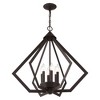 Livex Lighting Prism 6 - Light Chandelier in  Brushed Nickel - image 2 of 2