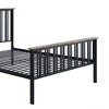 79" Full Bed Zudora Bed Oak Sandy Gray Finish - Acme Furniture - 3 of 4