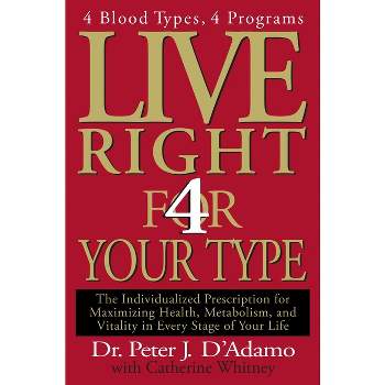 Live Right 4 Your Type - (Eat Right 4 Your Type) by  Peter J D'Adamo & Catherine Whitney (Hardcover)