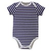 Hudson Baby Infant Boys Cotton Bodysuits 5pk, Whaley Handsome - 3 of 4
