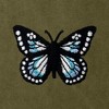 Dalix Butterfly Embroidered Washed Jogger Pant Soft Fleece Relaxed Fit Lounge Womens - 2 of 4