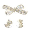 Unique Bargains Exquisite Butterfly Rhinestones French Barrette Hair Clips Purple 1 Pc - image 3 of 4