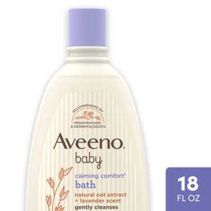Aveeno Baby Nighttime Calming Comfort Bath, Body & Hair Wash - Lavender and Vanilla Scent - 18 fl oz - 1 of 4