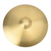 SEVOBAL Drum and Percussion Accessories, Professional 16" Copper Alloy Crash Cymbal with Bright Golden Finish for Live, Gold, 16.14"*16.14"*0.39" - 3 of 4