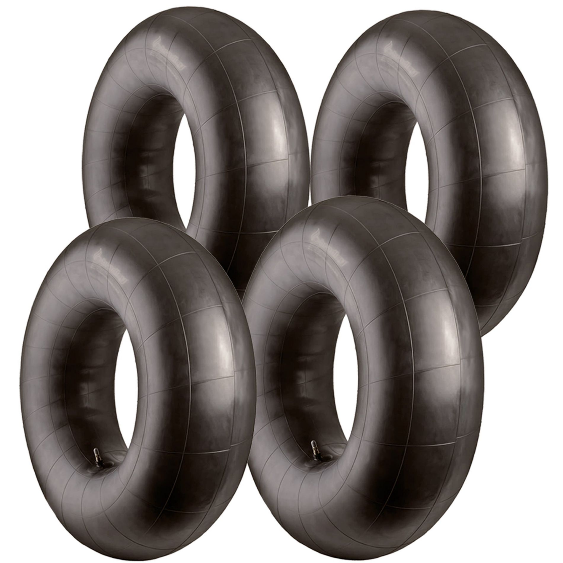 Bradley heavy duty butyl rubber snow innertubes for sledding; 4 Pack 44" #85146 Inner tubes for pool closing and for floating on the river.