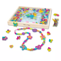 Melissa & Doug Bead Bouquet Deluxe Wooden Bead Set With 220+ Beads for Jewelry-Making