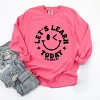 Simply Sage Market S.W.Smiley Let's Learn Today Circle Garment Dyed Long Sleeve - 3 of 4