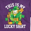Men's - Garfield - This Is My Lucky Shirt Patrick's Day Short Sleeve Graphic T-Shirt - 2 of 4