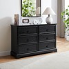 TIRAMISUBEST Modern Farmhouse 6-Drawer Chest of Drawers for Bedroom, Wooden Bedroom Drawer Dresser - 2 of 4