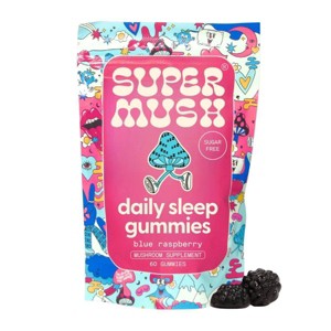 SuperMush Daily Sleep Mushroom Supplement Gummies - 60ct/30 Servings - 1 of 4